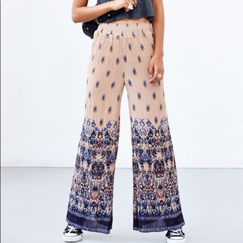 Ecote Urban Outfitters Boho Wide Leg Flare Pant L